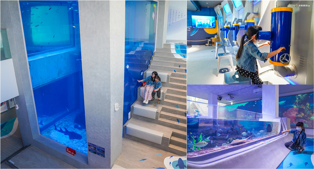 基隆景點【潮境智能海洋館】7米高大洋缸、夢幻水母館，全新沉浸式海底體驗！ @來飽寶家ba