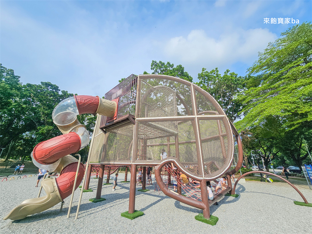 雲林玩水景點【膨鼠森林公園】斗六金瓜鼠樂園~攀爬網、橡果溜滑梯、橡果體健山丘、膨鼠遊戲草原！ @來飽寶家ba