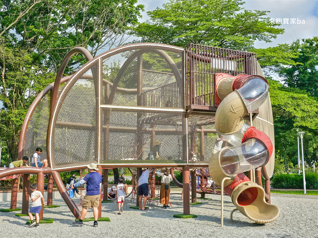 雲林玩水景點【膨鼠森林公園】斗六金瓜鼠樂園~攀爬網、橡果溜滑梯、橡果體健山丘、膨鼠遊戲草原！ @來飽寶家ba