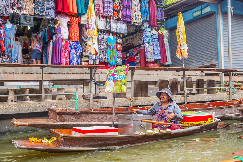 【泰國曼谷】丹能莎朵水上市場｜搭船體驗水上人家生活，曼谷必去的經典景點！ @來飽寶家ba