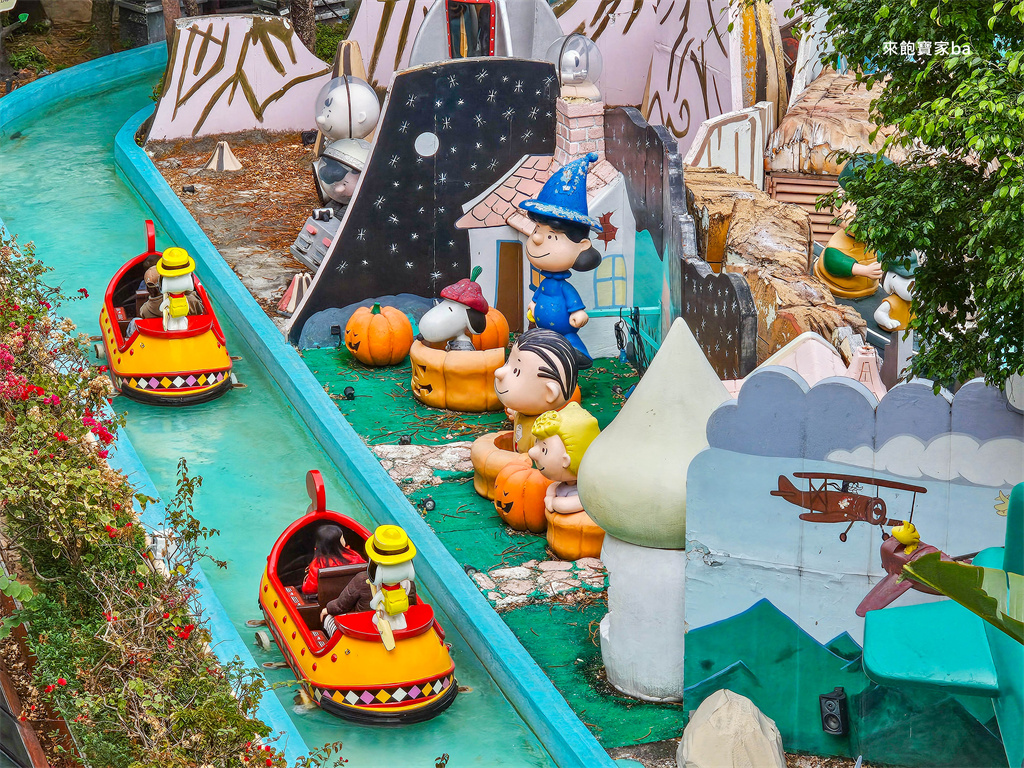 香港親子景點【Snoopy&#8217;s World 史努比開心世界】以史努比卡通為主題的免費遊戲場，獨木舟、溜滑梯好玩又好拍 @來飽寶家ba