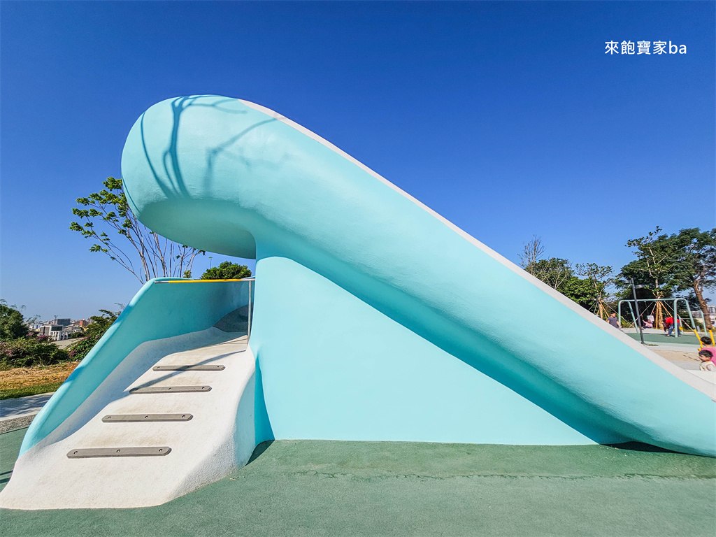 彰化景點【八卦山大佛風景區】不只有大佛跟空中步道，規劃八卦龍、27公尺長滑梯的親子互動遊戲區！ @來飽寶家ba