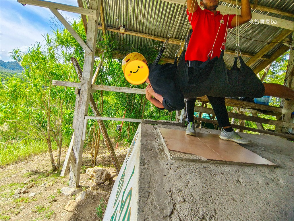 薄荷島景點【Loboc Ecotourism Adventure Park】洛柏克生態冒險公園~必玩高空溜索Zipline，空中飛人飛躍河谷 @來飽寶家ba