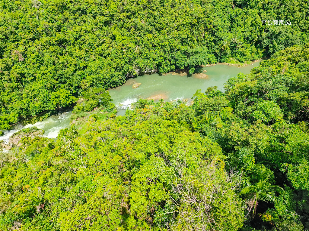 薄荷島景點【Loboc Ecotourism Adventure Park】洛柏克生態冒險公園~必玩高空溜索Zipline，空中飛人飛躍河谷 @來飽寶家ba