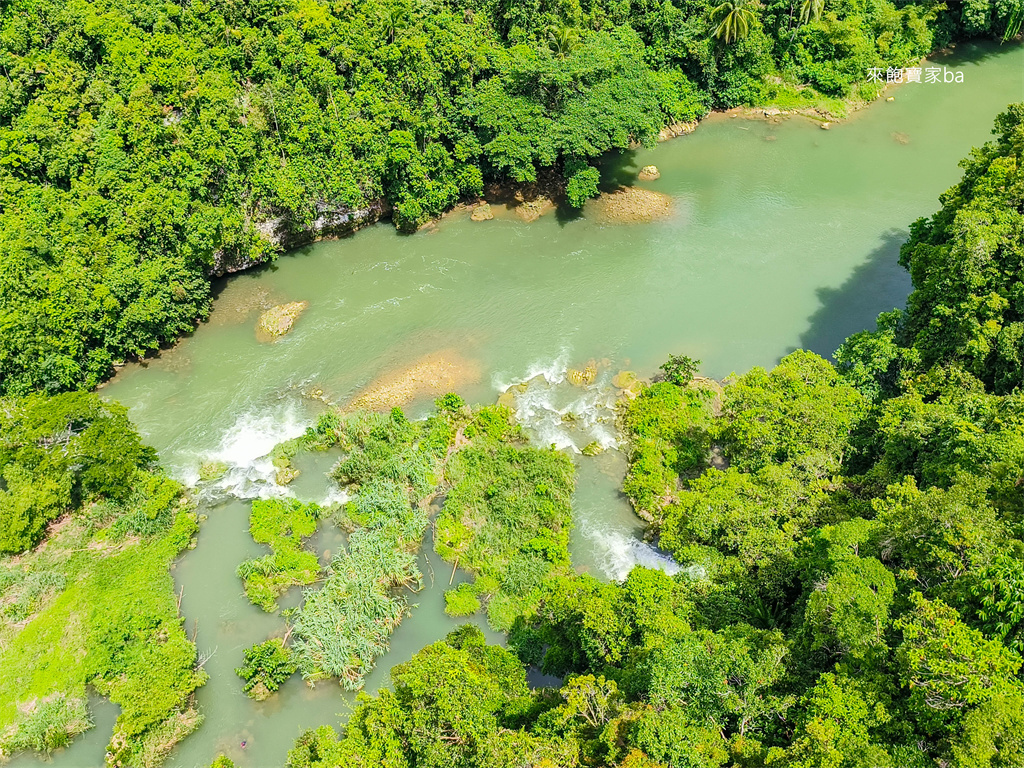 薄荷島景點【Loboc Ecotourism Adventure Park】洛柏克生態冒險公園~必玩高空溜索Zipline，空中飛人飛躍河谷 @來飽寶家ba