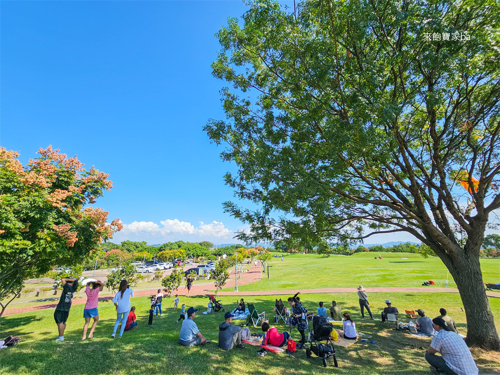 台中后里【后里環保公園】週週免費風箏節~各式特色巨型風箏飛上天！ @來飽寶家ba