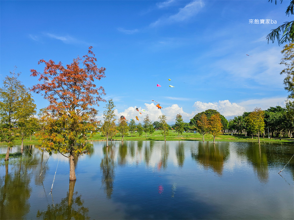 台中后里【后里環保公園】週週免費風箏節~各式特色巨型風箏飛上天！ @來飽寶家ba