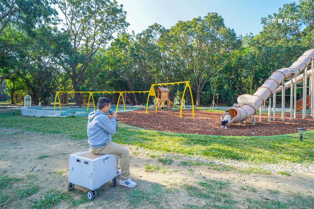 高雄親子景點｜95公頃【楠梓都會公園】最新鳥主題遊戲場~同場加映 爸媽解放雙手，出遊橫著走！一台多用「日韓人気可擴充購物車」 @來飽寶家ba