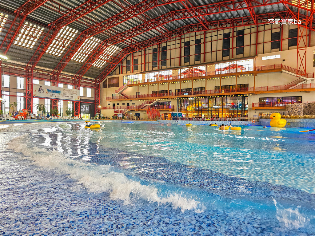 峴港親子景點【三日月水上樂園】Mikazuki Water Park 365 是越南最大的室內水上樂園，温泉、漂漂河、兒童樂園 @來飽寶家ba