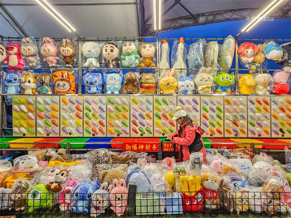 埔里景點【埔里城觀光夜市】埔里最大夜市，每週五六日才營業（美食遊戲攤位、停車） @來飽寶家ba