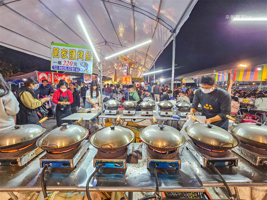 埔里景點【埔里城觀光夜市】埔里最大夜市，每週五六日才營業（美食遊戲攤位、停車） @來飽寶家ba