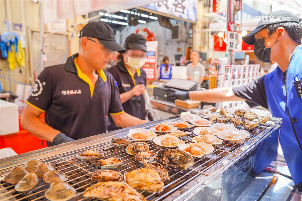 台中海鮮推薦【阿布潘水產】台中超人氣海鮮超市，海鮮控必買活體海鮮、生魚片，必逛假日市集 @來飽寶家ba