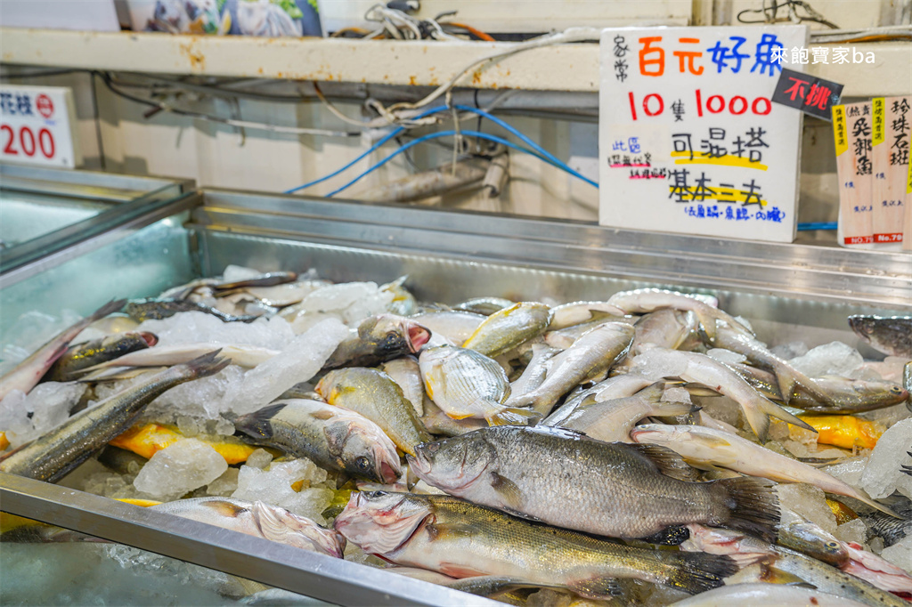 台中海鮮推薦【阿布潘水產】台中超人氣海鮮超市，海鮮控必買活體海鮮、生魚片，必逛假日市集 @來飽寶家ba