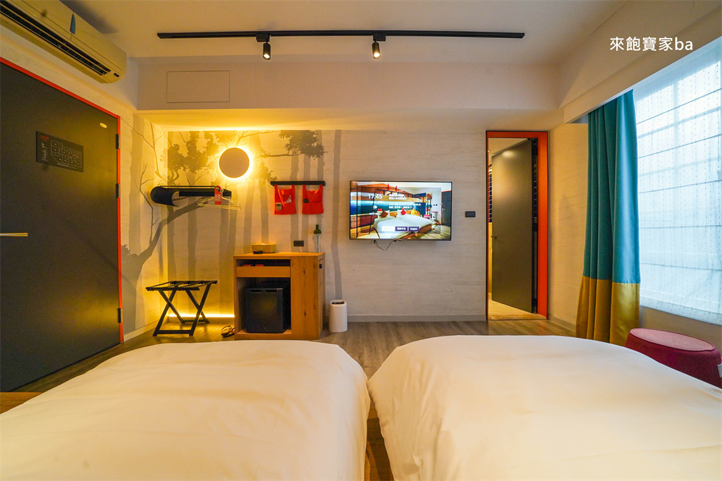 花蓮住宿推薦【花蓮悅樂旅店】平價設計旅店，泡麵宵夜吃到飽 @來飽寶家ba