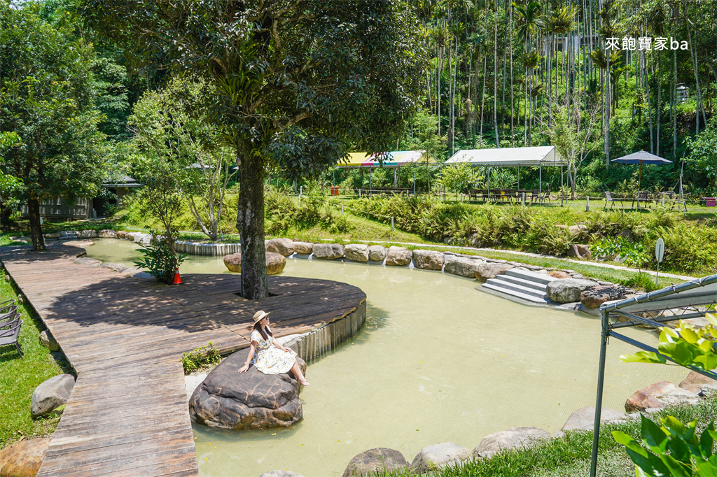 埔里景點【岸境濕地莊園】南投埔里山泉戲水區~結合戲水、咖啡廳、生態導覽 @來飽寶家ba