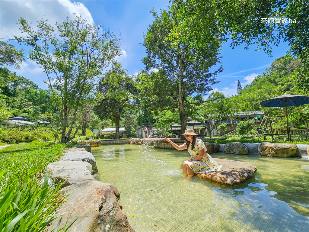 埔里景點【岸境濕地莊園】南投埔里山泉戲水區~結合戲水、咖啡廳、生態導覽 @來飽寶家ba