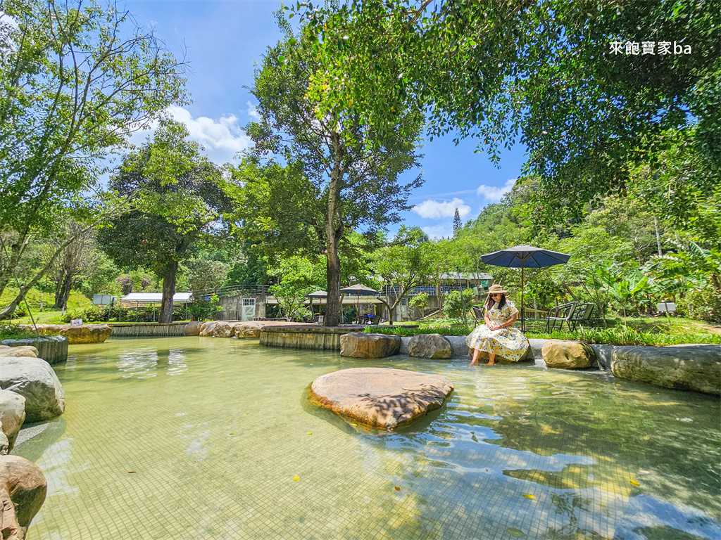 埔里景點【岸境濕地莊園】南投埔里山泉戲水區~結合戲水、咖啡廳、生態導覽 @來飽寶家ba