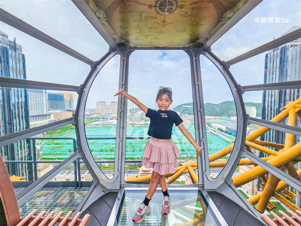 澳門景點｜新濠影匯必搭【影滙之星】，全世界最大最高的8字形摩天輪 @來飽寶家ba