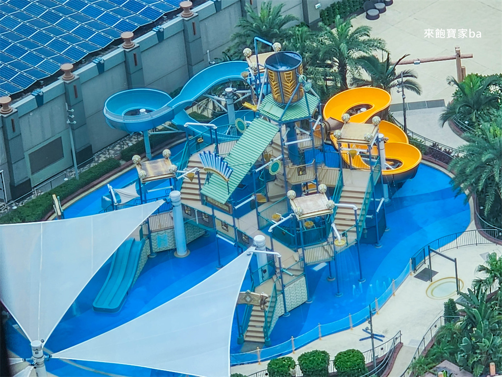 澳門親子景點【新濠影匯水上樂園】澳門最大水上樂園，室內室外水樂園一票玩到底！ @來飽寶家ba