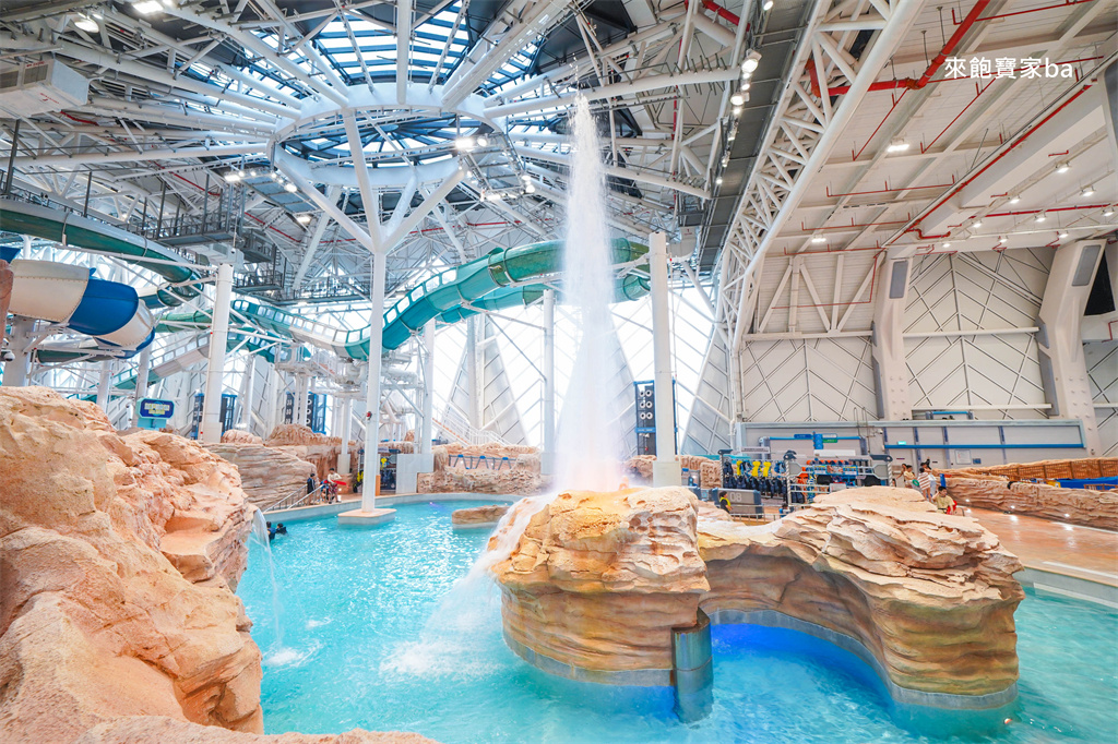 澳門親子景點【新濠影匯水上樂園】澳門最大水上樂園，室內室外水樂園一票玩到底！ @來飽寶家ba