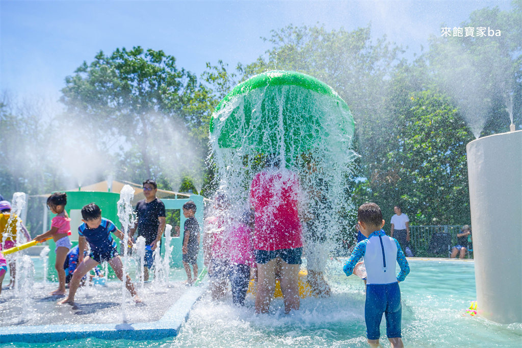 雲林戲水景點【虎尾632高地公園】水陸親子公園~632叢林水樂園、10米高虎爺遊戲場、滑步車場地 @來飽寶家ba