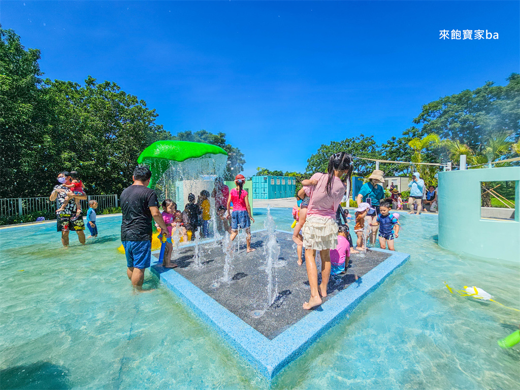 雲林戲水景點【虎尾632高地公園】水陸親子公園~632叢林水樂園、10米高虎爺遊戲場、滑步車場地 @來飽寶家ba