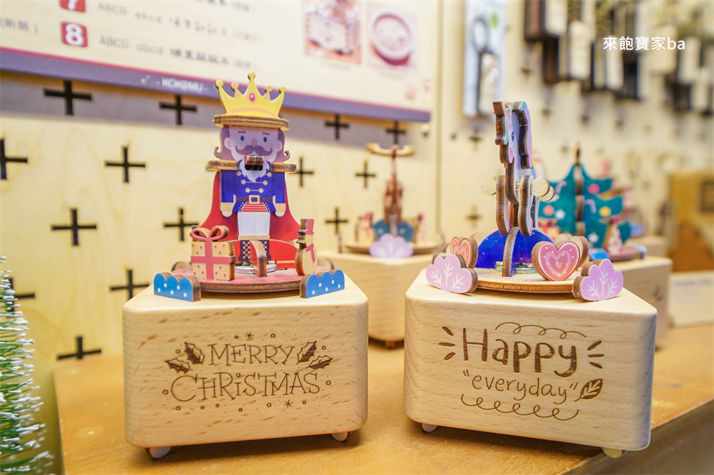 埔里景點【敲敲木工房】免門票~展示胡桃鉗士兵，DIY音樂盒的木工房！ @來飽寶家ba
