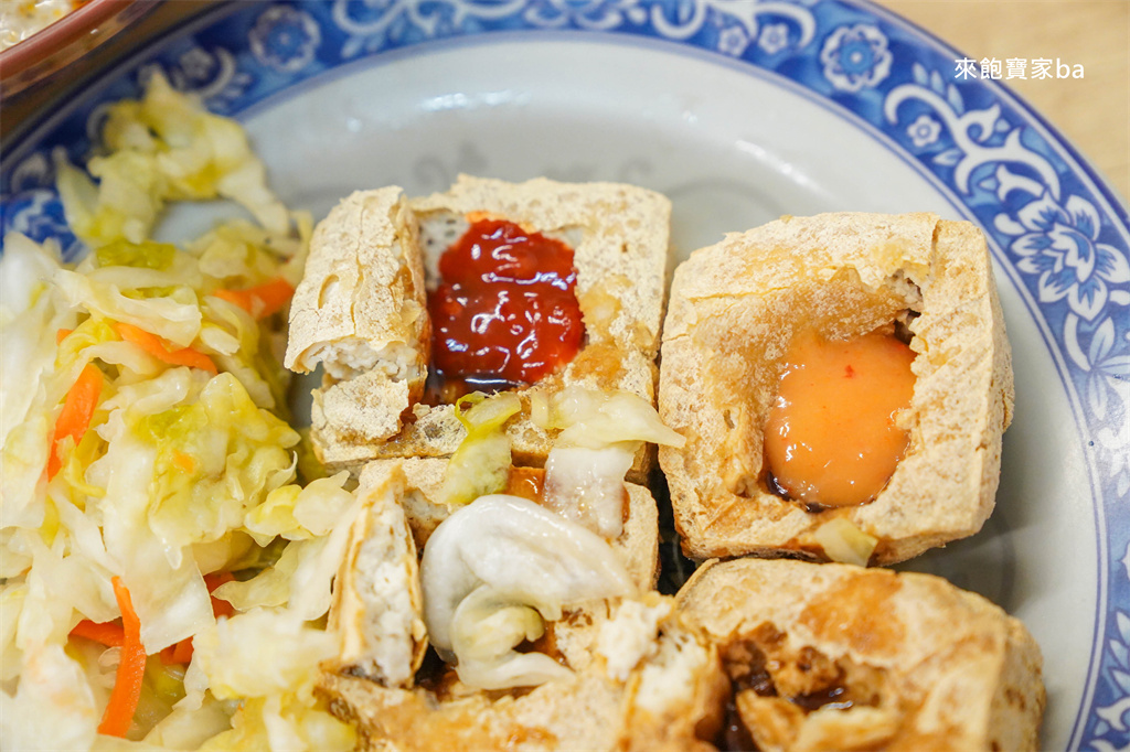 埔里美食【小醬臭豆腐古早麵 】臭豆腐創意料理、古早味小吃（餐點評價、菜單） @來飽寶家ba