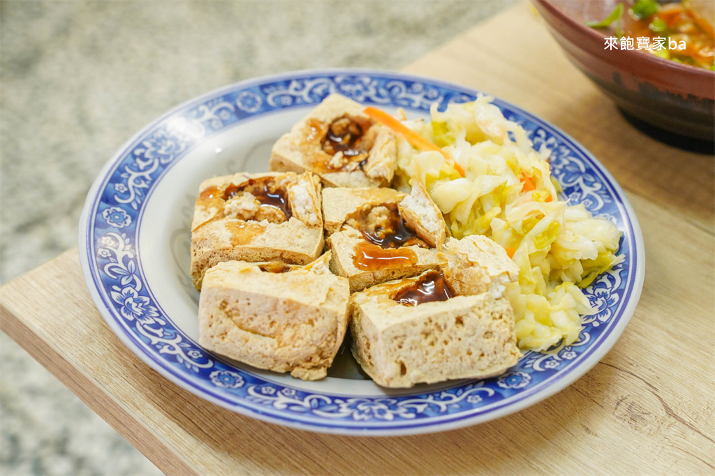 埔里美食【小醬臭豆腐古早麵 】臭豆腐創意料理、古早味小吃（餐點評價、菜單） @來飽寶家ba