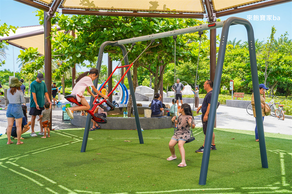 台中梧棲【梧棲漁寮公園】台中海線航海主題親水公園（設施、戲水開放時間） @來飽寶家ba