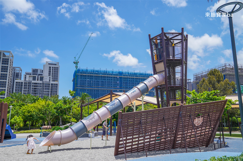 台中梧棲【梧棲漁寮公園】台中海線航海主題親水公園（設施、戲水開放時間） @來飽寶家ba