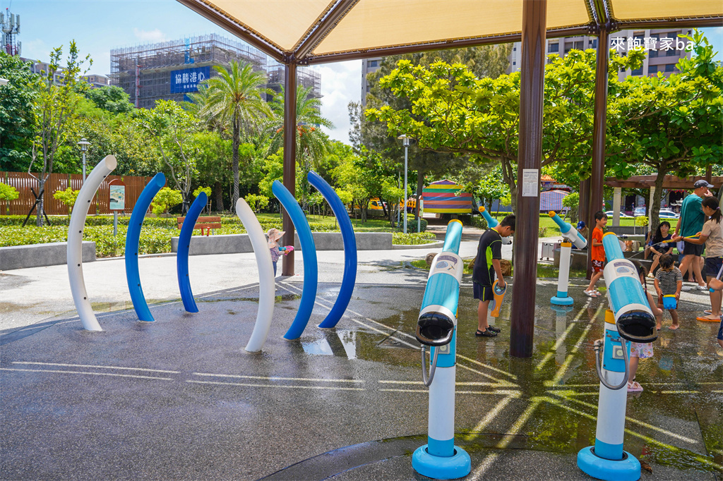 台中梧棲【梧棲漁寮公園】台中海線航海主題親水公園（設施、戲水開放時間） @來飽寶家ba