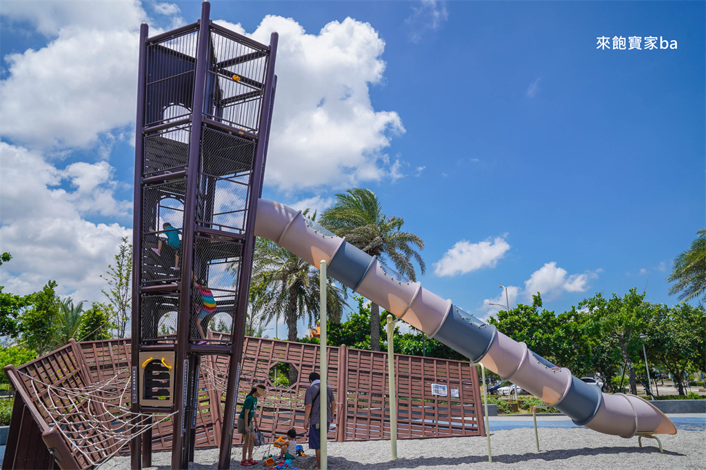 台中梧棲【梧棲漁寮公園】台中海線航海主題親水公園（設施、戲水開放時間） @來飽寶家ba