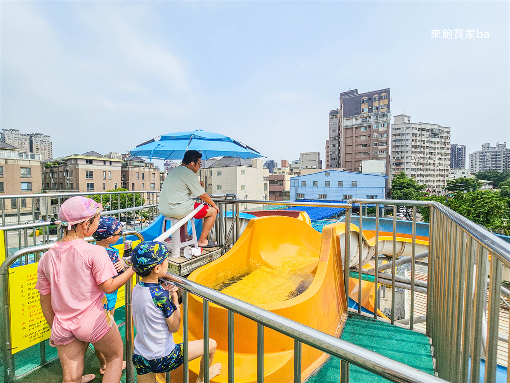 台中游泳池【富美游泳池】北屯滑水道泳池、兒童戲水池、SPA、藥池（設施開放時間、優惠票劵） @來飽寶家ba