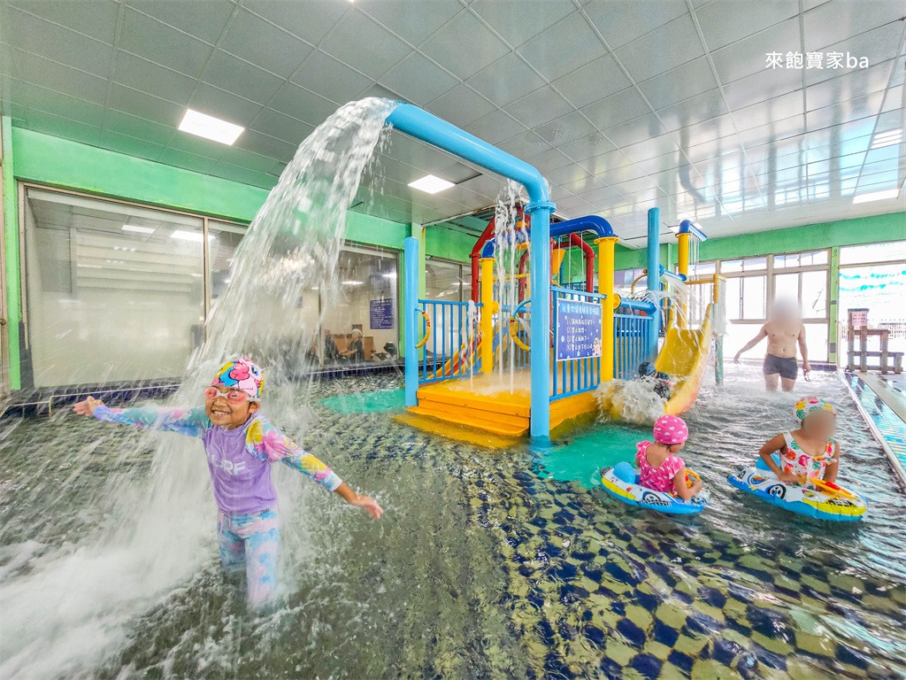 台中游泳池【富美游泳池】北屯滑水道泳池、兒童戲水池、SPA、藥池（設施開放時間、優惠票劵） @來飽寶家ba