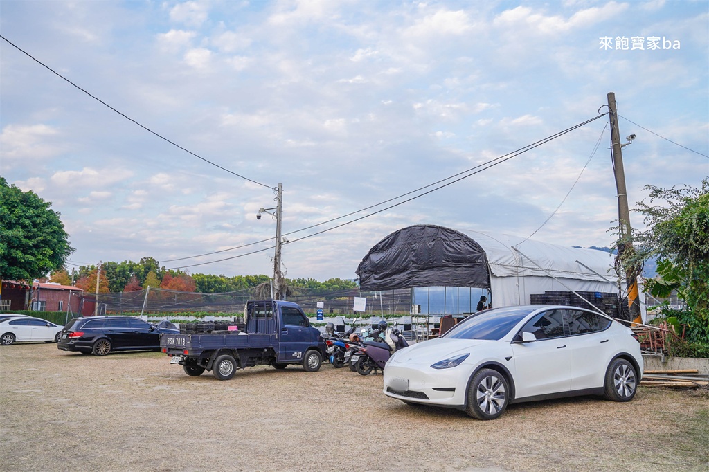 台中採草莓【福德爺草莓園】潭子高架跟地面草莓，享受採果樂趣，停車方便、環境乾淨，鄰近草莓世界！ @來飽寶家ba