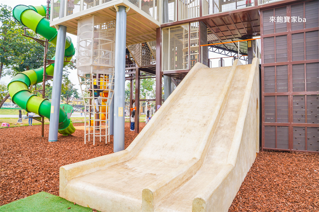 屏東特色公園【九如巴轆公園】舊菸葉廠改建，融入在地檸檬特色，全齡共融遊戲場 @來飽寶家ba