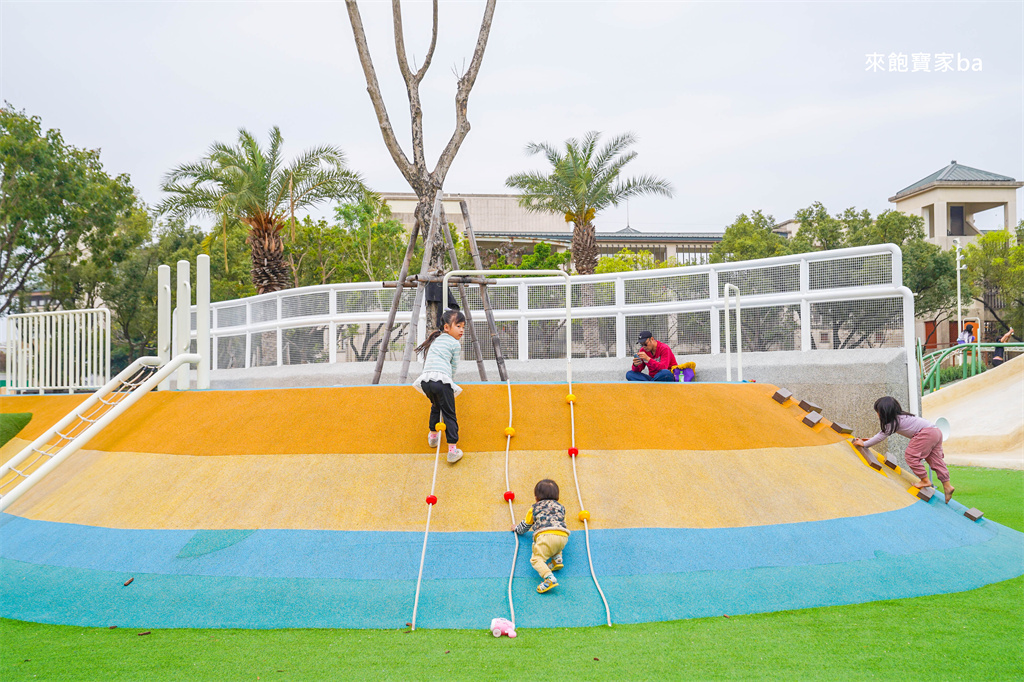 屏東特色公園【九如巴轆公園】舊菸葉廠改建，融入在地檸檬特色，全齡共融遊戲場 @來飽寶家ba