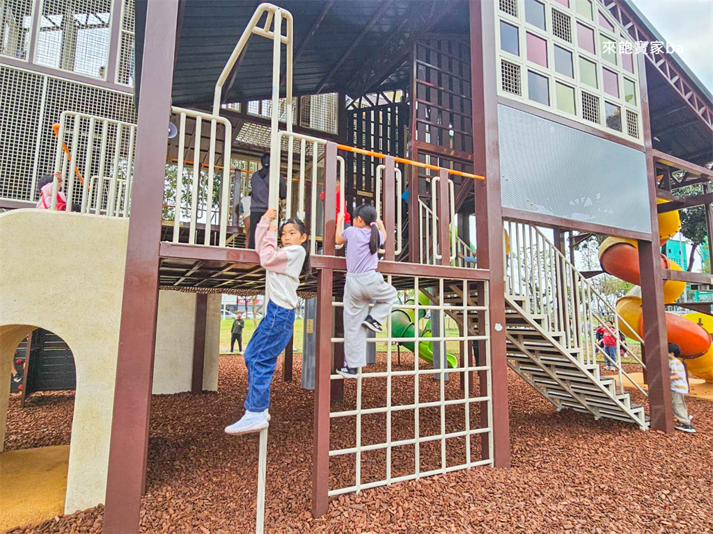 屏東特色公園【九如巴轆公園】舊菸葉廠改建，融入在地檸檬特色，全齡共融遊戲場 @來飽寶家ba