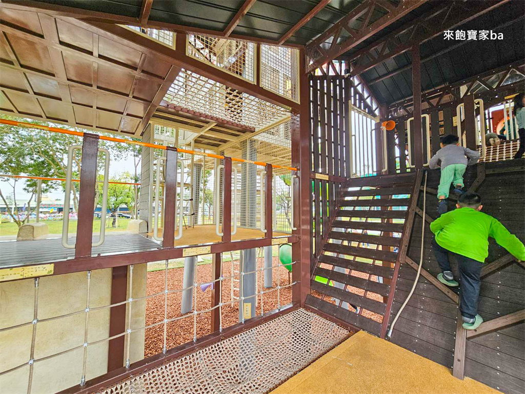 屏東特色公園【九如巴轆公園】舊菸葉廠改建，融入在地檸檬特色，全齡共融遊戲場 @來飽寶家ba