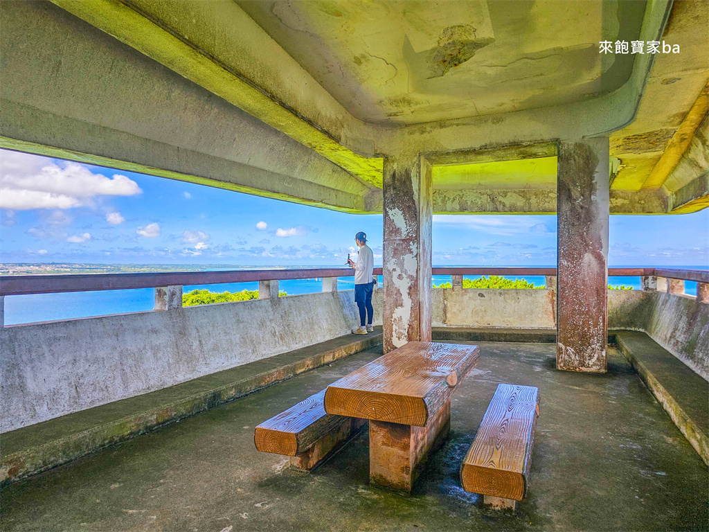 宮古島景點推薦【牧山展望台】Makiyama Observatory 俯瞰伊良部大橋、360度無敵海景攻略 @來飽寶家ba