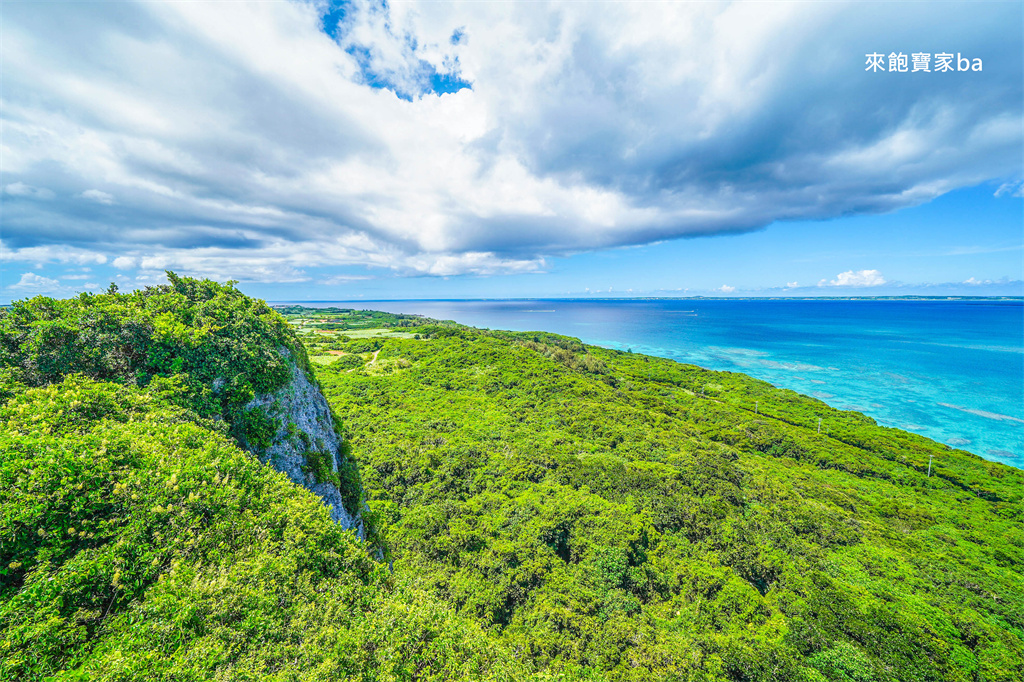 宮古島景點推薦【牧山展望台】Makiyama Observatory 俯瞰伊良部大橋、360度無敵海景攻略 @來飽寶家ba