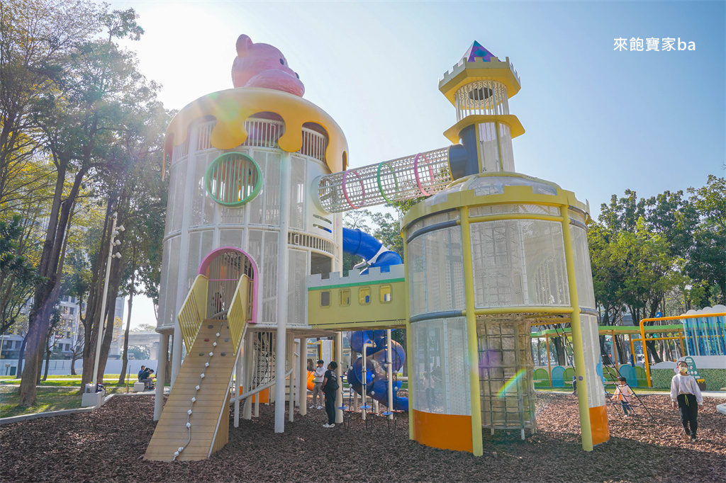 高雄特色公園推薦【後勁公園】楠梓最強森林熊秘密城堡遊戲場,9大遊戲區+30項設施 @來飽寶家ba 高雄特色公園推薦【後勁公園】楠梓最強森林熊秘密城堡遊戲場,9大遊戲區+30項設施 @來飽寶家ba
