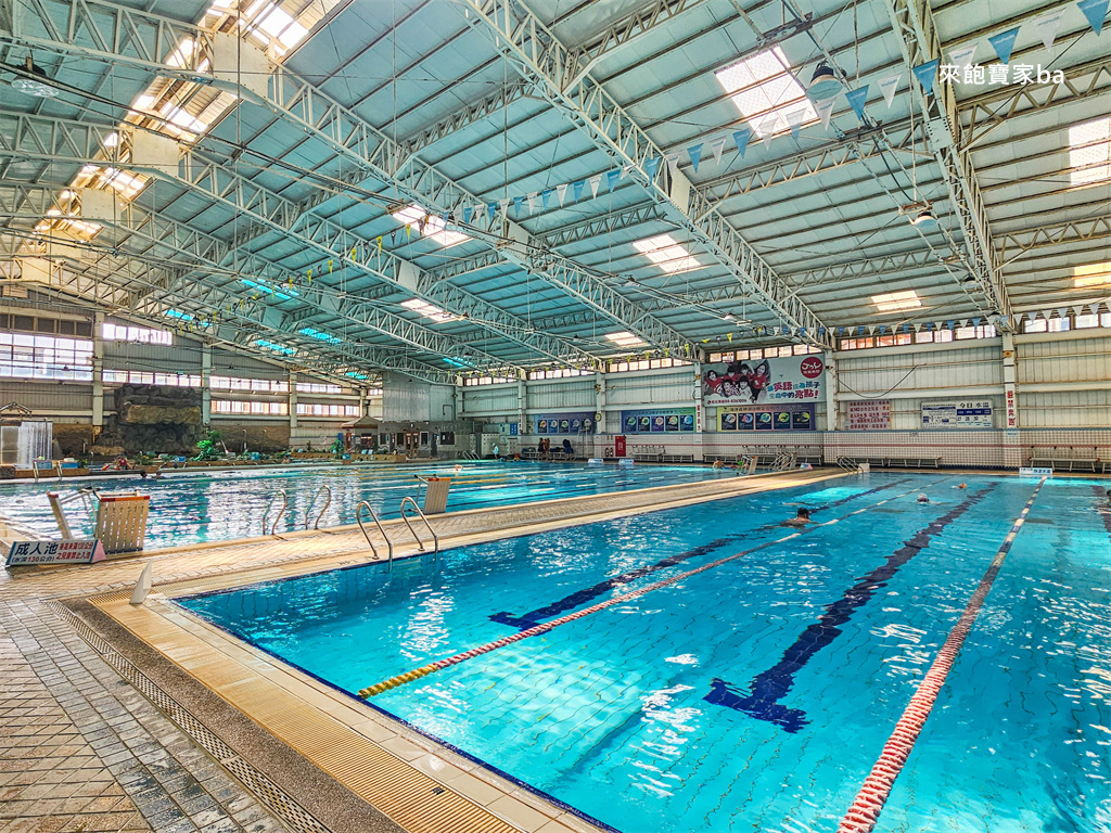 彰化員林游泳池【海洋森林游泳氧身館】全室內戲水空間~兒童戲水池、SPA按摩池評價與票價 @來飽寶家ba