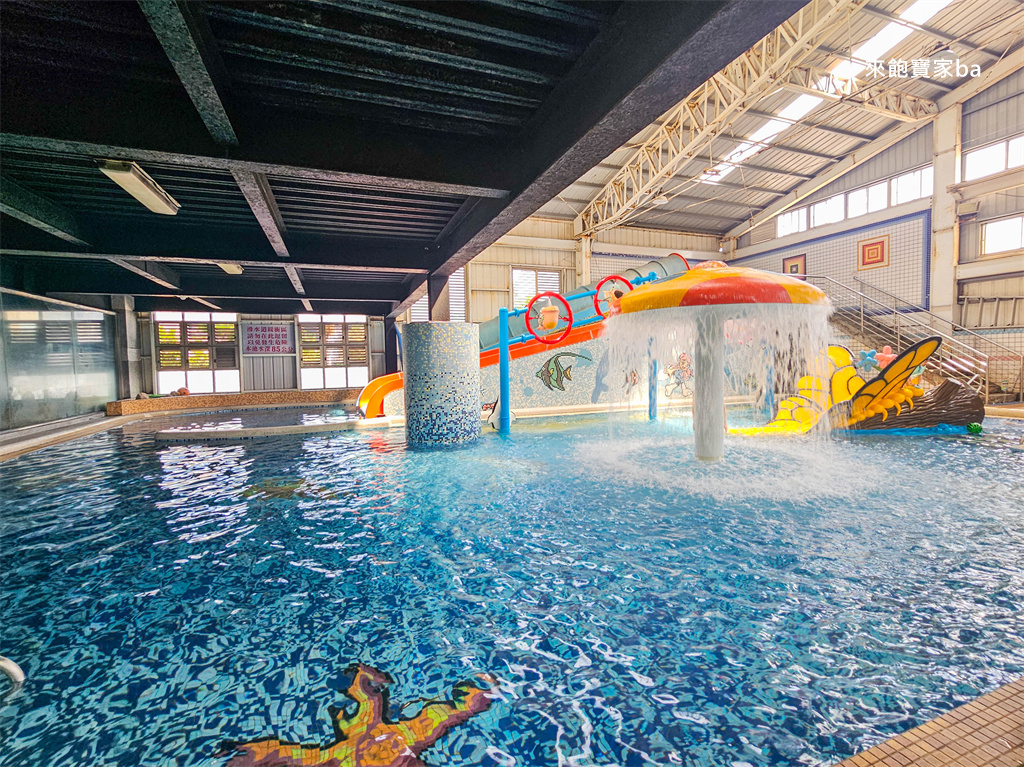 彰化員林游泳池【海洋森林游泳氧身館】全室內戲水空間~兒童戲水池、SPA按摩池評價與票價 @來飽寶家ba