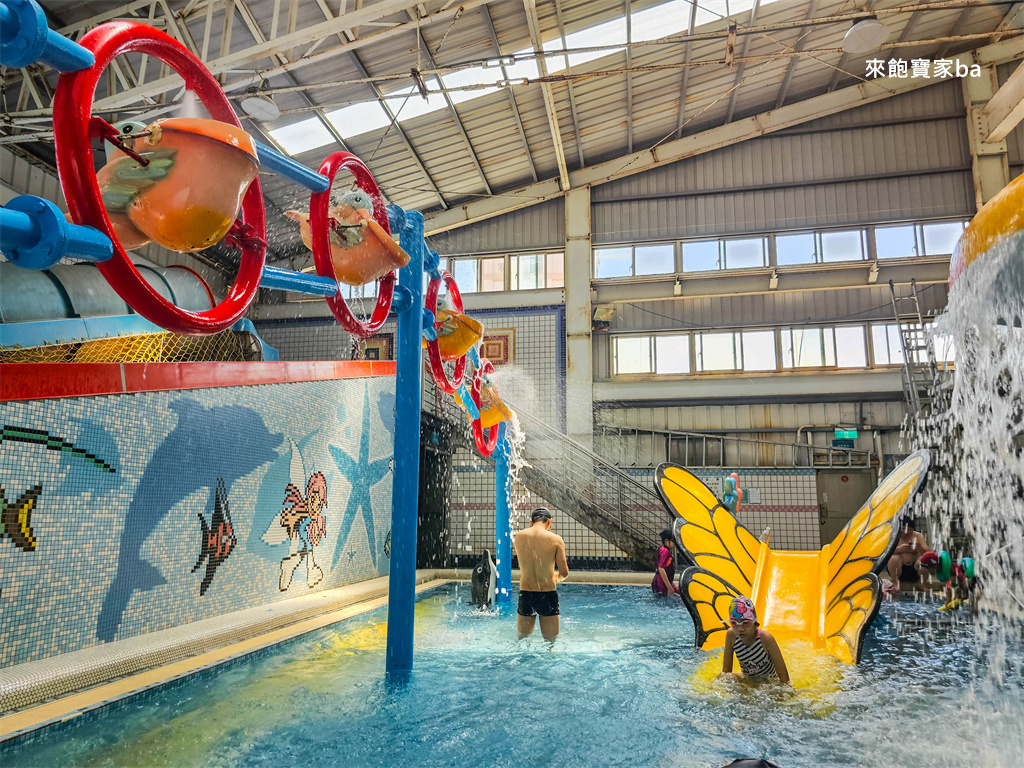 彰化員林游泳池【海洋森林游泳氧身館】全室內戲水空間~兒童戲水池、SPA按摩池評價與票價 @來飽寶家ba