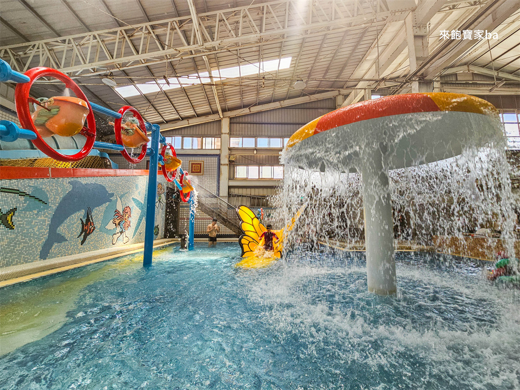彰化員林游泳池【海洋森林游泳氧身館】全室內戲水空間~兒童戲水池、SPA按摩池評價與票價 @來飽寶家ba