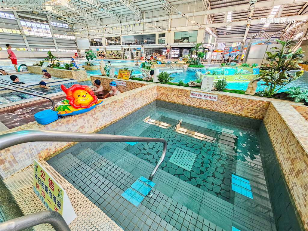 彰化員林游泳池【海洋森林游泳氧身館】全室內戲水空間~兒童戲水池、SPA按摩池評價與票價 @來飽寶家ba