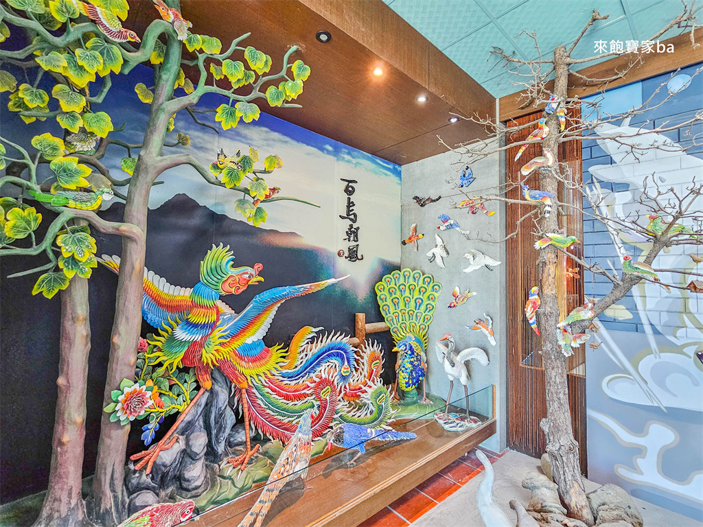 嘉義新港【板陶窯交趾剪黏工藝園區】巨大貓咪與恐龍的傳統工藝童話村！ @來飽寶家ba