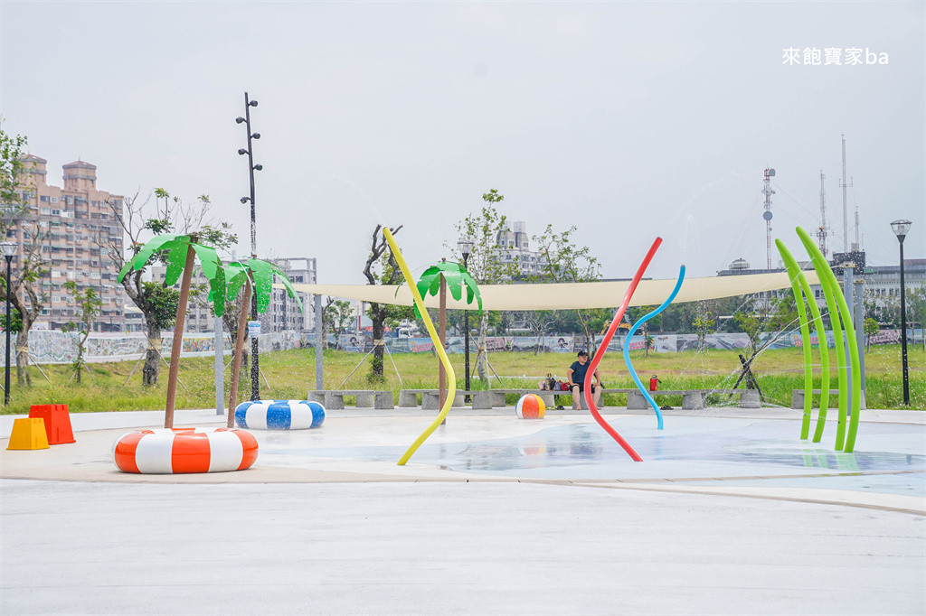 雲林斗六親子景點【斗六人文親子公園】近膨鼠森林公園，全新23組噴水設施免費玩 @來飽寶家ba
